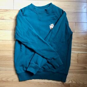 Green MAISON KITSUNE Fox Sweater